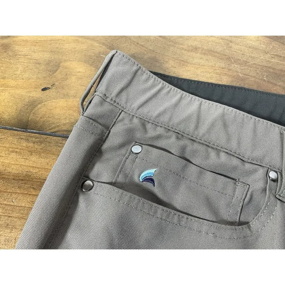 Tailor Vintage Canaan Slim Fit Pants Men's 38x32 Beige Performance Stretch - Picture 11 of 14